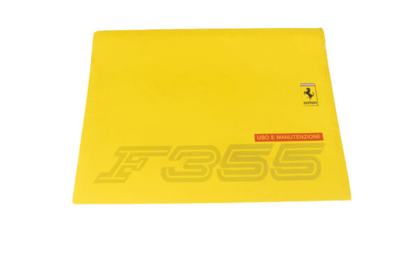 1994-99 Ferrari F355 Leather Pouch Owner's Manual Handbook Set