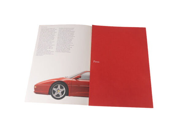 1994 Ferrari F355 Berlinetta Press Folder Brochure