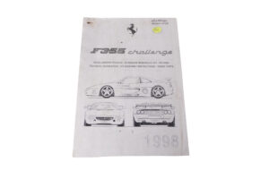 1998 Ferrari F355 Challenge Technical Regulation Booklet Assembly Spare Parts