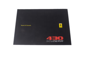 2007-09 Ferrari 430 Scuderia Blank Warranty Card Service Book
