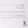 1999-2005 Ferrari 360 Modena Blank Warranty Service Book