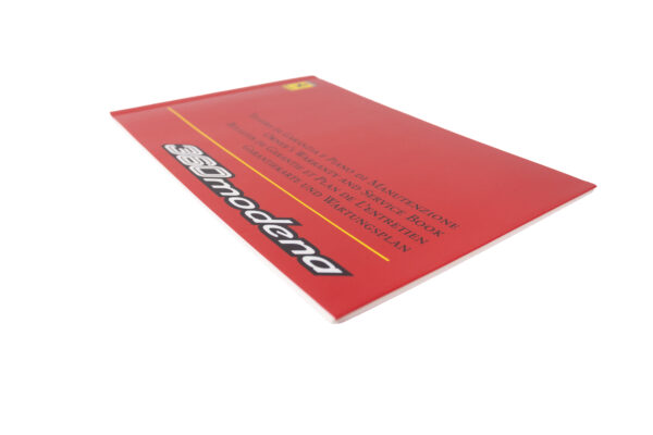 1999-2005 Ferrari 360 Modena Blank Warranty Service Book