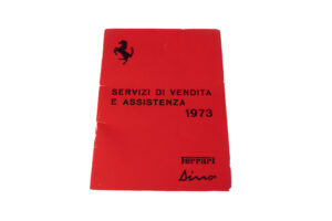 1973 Ferrari Dino 246 365 Daytona Dealer Directory Sale and Service
