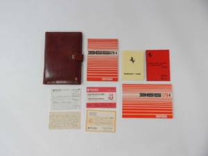 Complete Ferrari 365 GTB/4 Daytona Owner’s Manual Pouch Set