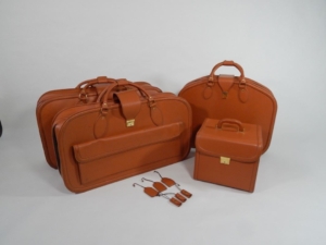 Ferrari 456 Complete 4 Piece Schedoni Leather Luggage Set