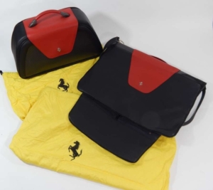Ferrari Enzo Complete 2 Piece Schedoni Leather Luggage Set