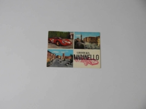 Ferrari Saluti da Maranello 1960s Postcard