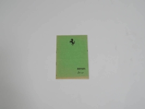 Ferrari 1972 Dealer Directory 246 Dino 365 GTB4 Daytona Manual Pouch