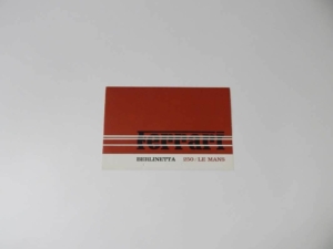 Ferrari 250 LM Sales Brochure