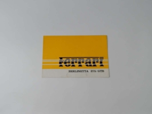 Ferrari 275 GTB Sales Brochure