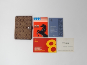 1977 Ferrari 308 Vetroresina Fibreglass GTB USA Spec Complete Manual Handbook Pouch Set