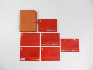 Complete Ferrari 360 Spider Pouch Manual Set
