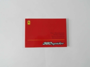 Ferrari 360 Spider Owner's Manual