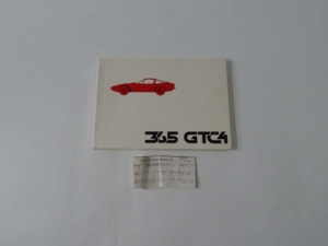 Ferrari 365 GTC/4 Reprint Parts Manual
