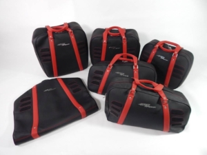 2011-15 Ferrari 458 Spider 6-Piece Complete Schedoni Leather Luggage Set
