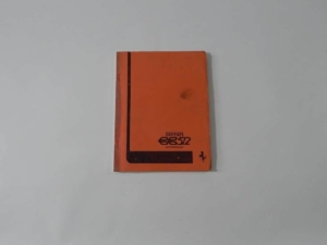 Ferrari 512BB Reprint Owner's Manual