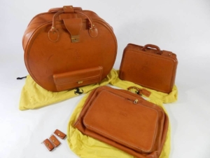 Ferrari F40 Complete 3 Piece Schedoni Leather Luggage Set