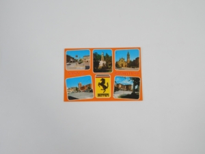 1960's Ferrari Saluti Da Maranello Postcard