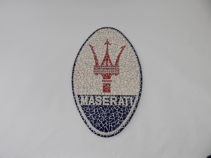 Maserati Mosaic Sign