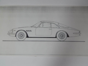 Reprint Ferrari 500 Superfast Blueprint